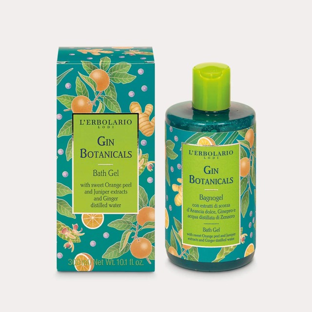 LErbolario Gin Botanicals Bath Gel 300ml