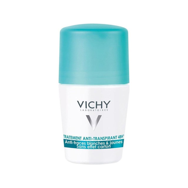 VICHY Deodorant Roll - On No White Marks & Yellow Stains 50ml