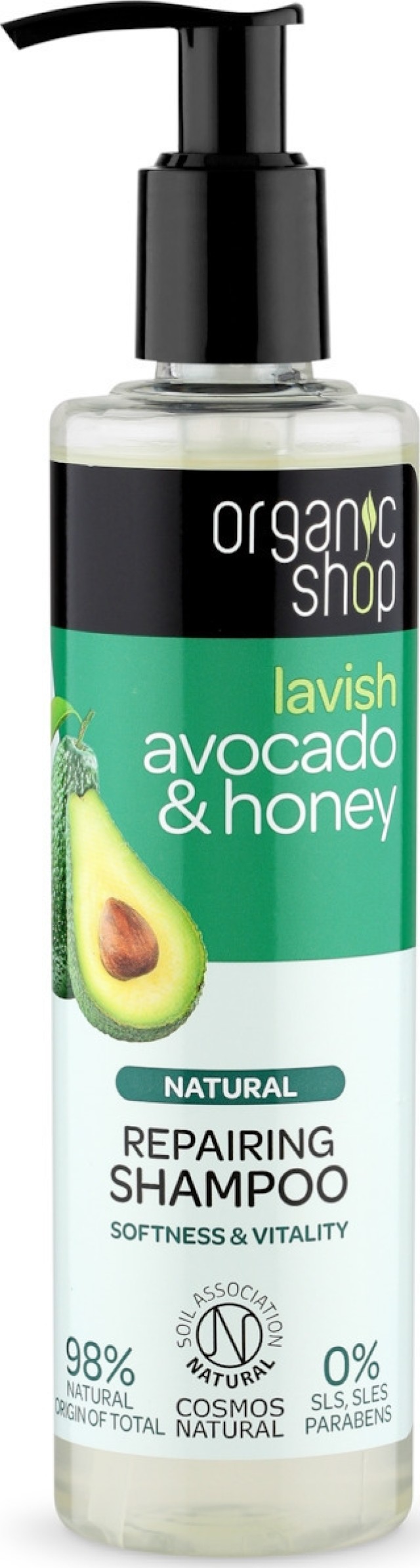 ORGANIC SHOP Avocado & Honey Shampoo 280 Ml