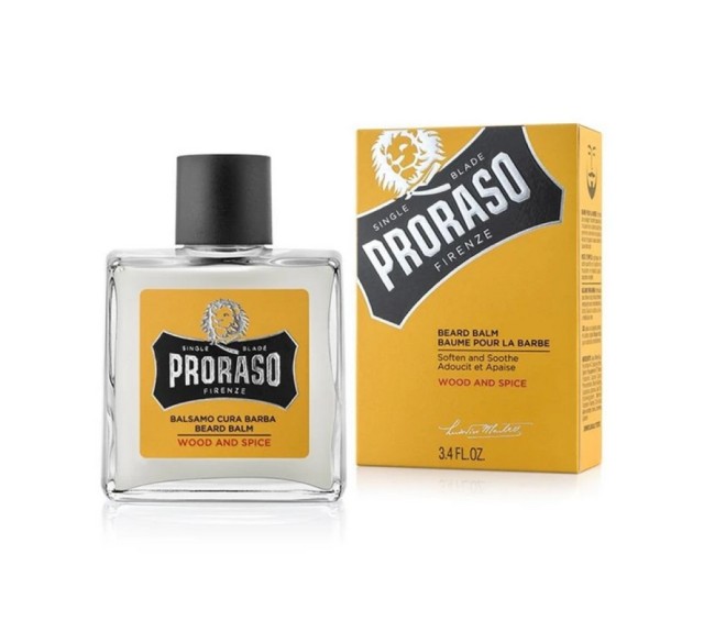PRORASO Refreshing Beard Balm Wood and Spice 100ml