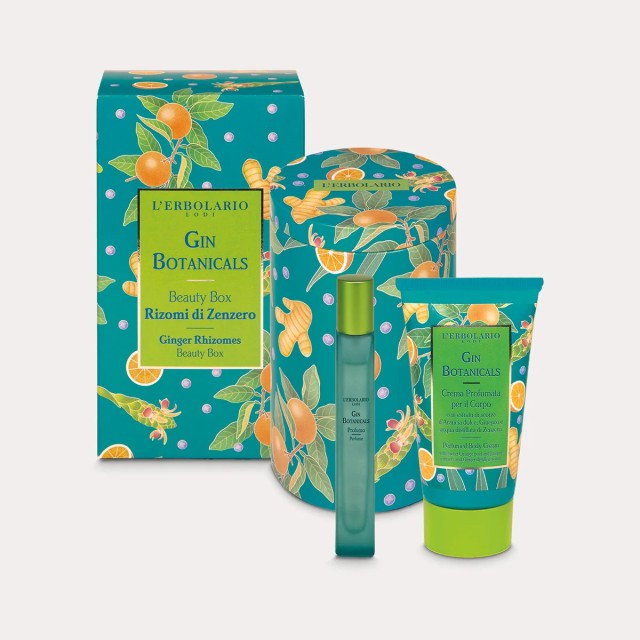 LErbolario Gin Botanicals Beauty Box Ginger Rhizomes LIMITED EDITION