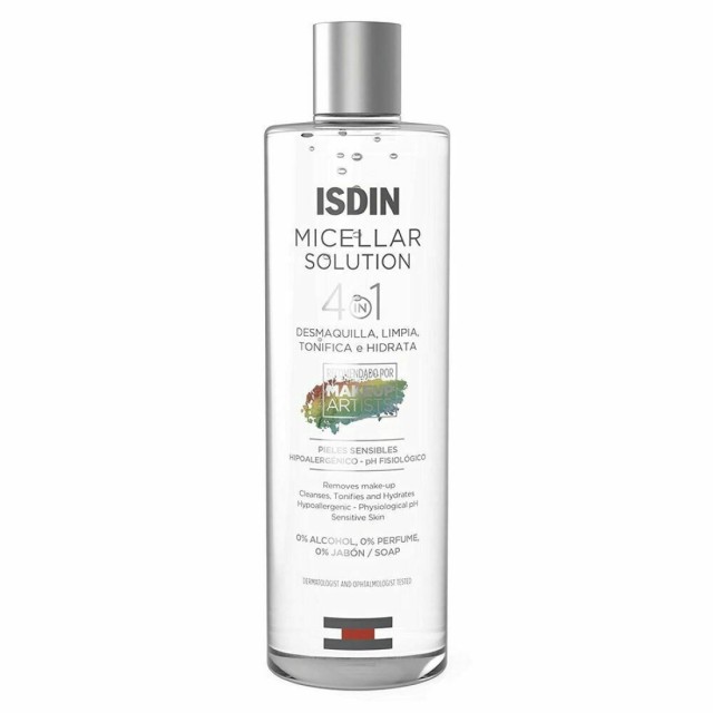 ISDIN Micellar Solution 4 in 1 make-up remover & tonifying cleanser 400ml