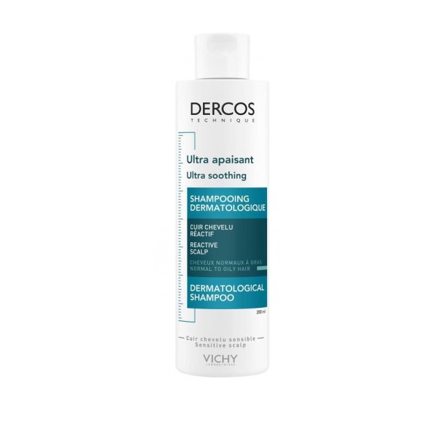 VICHY Dercos Soothing Shampoo For Normal And Oily Hair 200ml