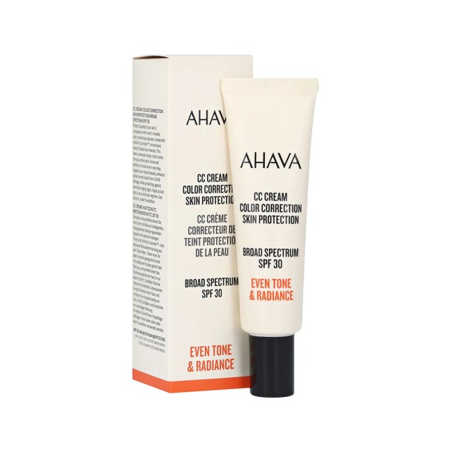 AHAVA CC Cream Color Correction Skin Protection SPF 30 30ml