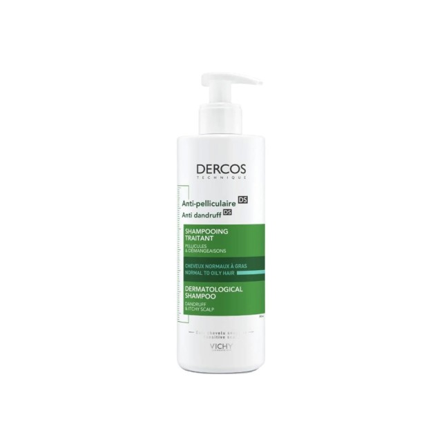 Dercos Anti-Dandruff Shampoo For Normal To Oily Hair 390ml