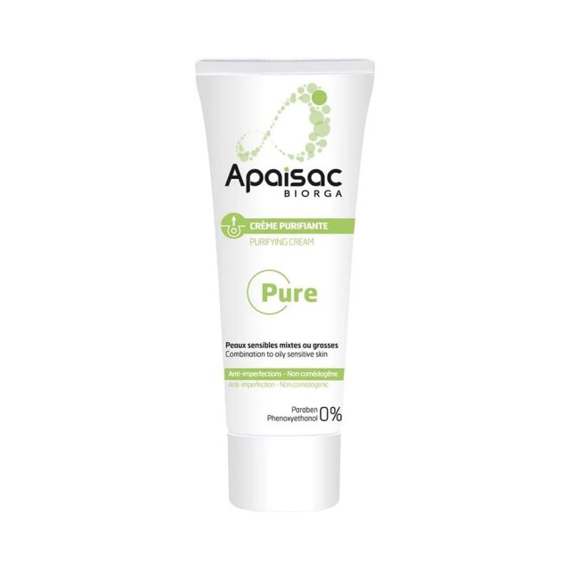 BIORGA Apaisac Pure Cream for Combination to Oily Sensitive Skin 40ml