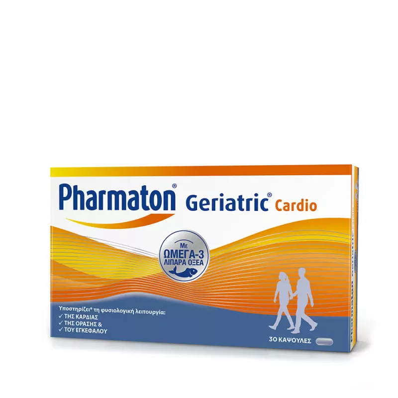 PHARMATON GERIATRIC Cardio Multivitamin with Omega-3 30 Capsules