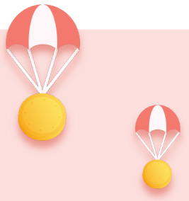Points balloons icon top